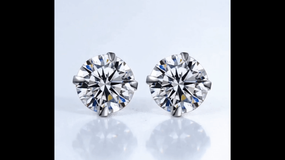 5mm Classic CZ Stud Earrings – 925 Sterling Silver