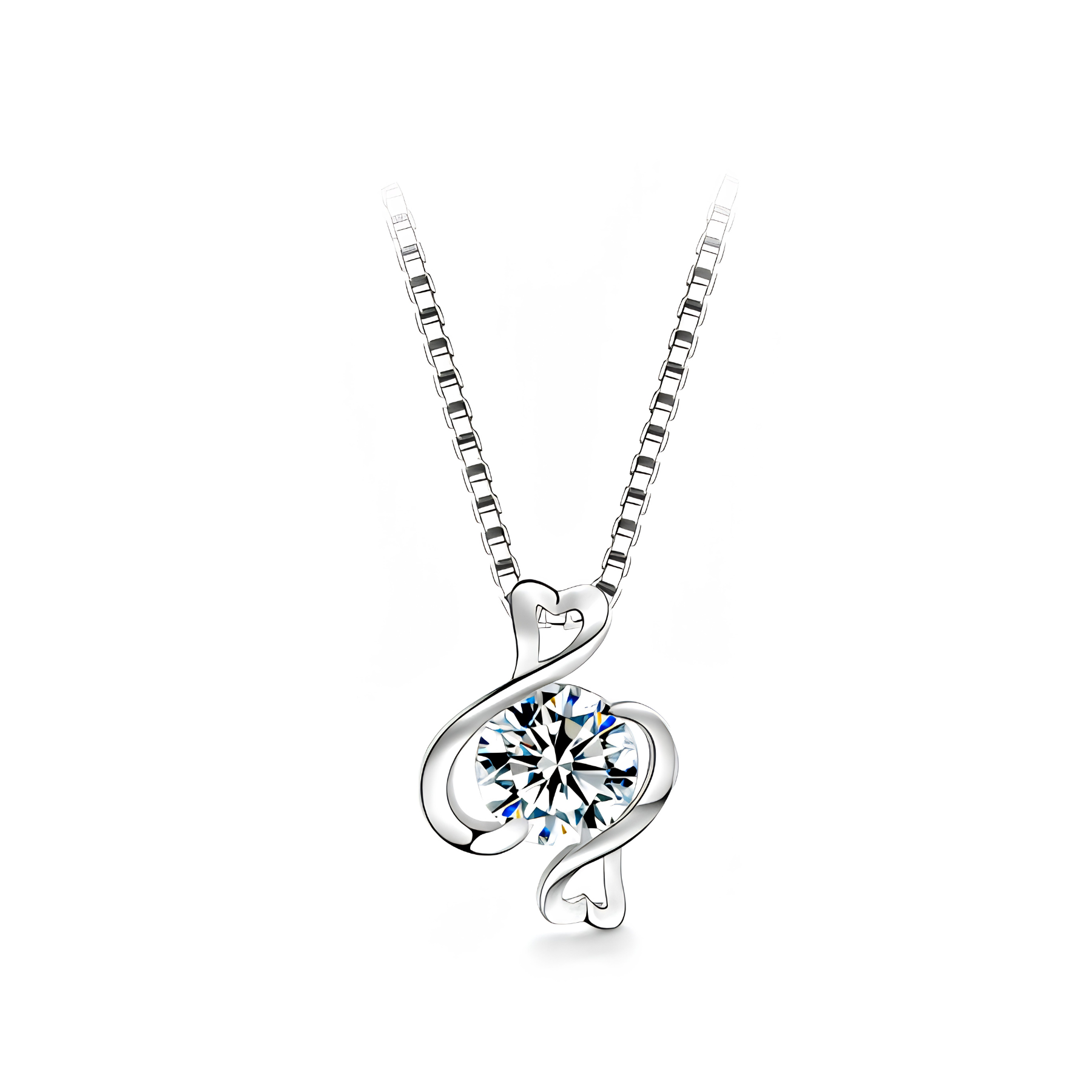 Zodiac Moissanite Pendant Necklace – 1 CARAT | 925 Sterling Silver
