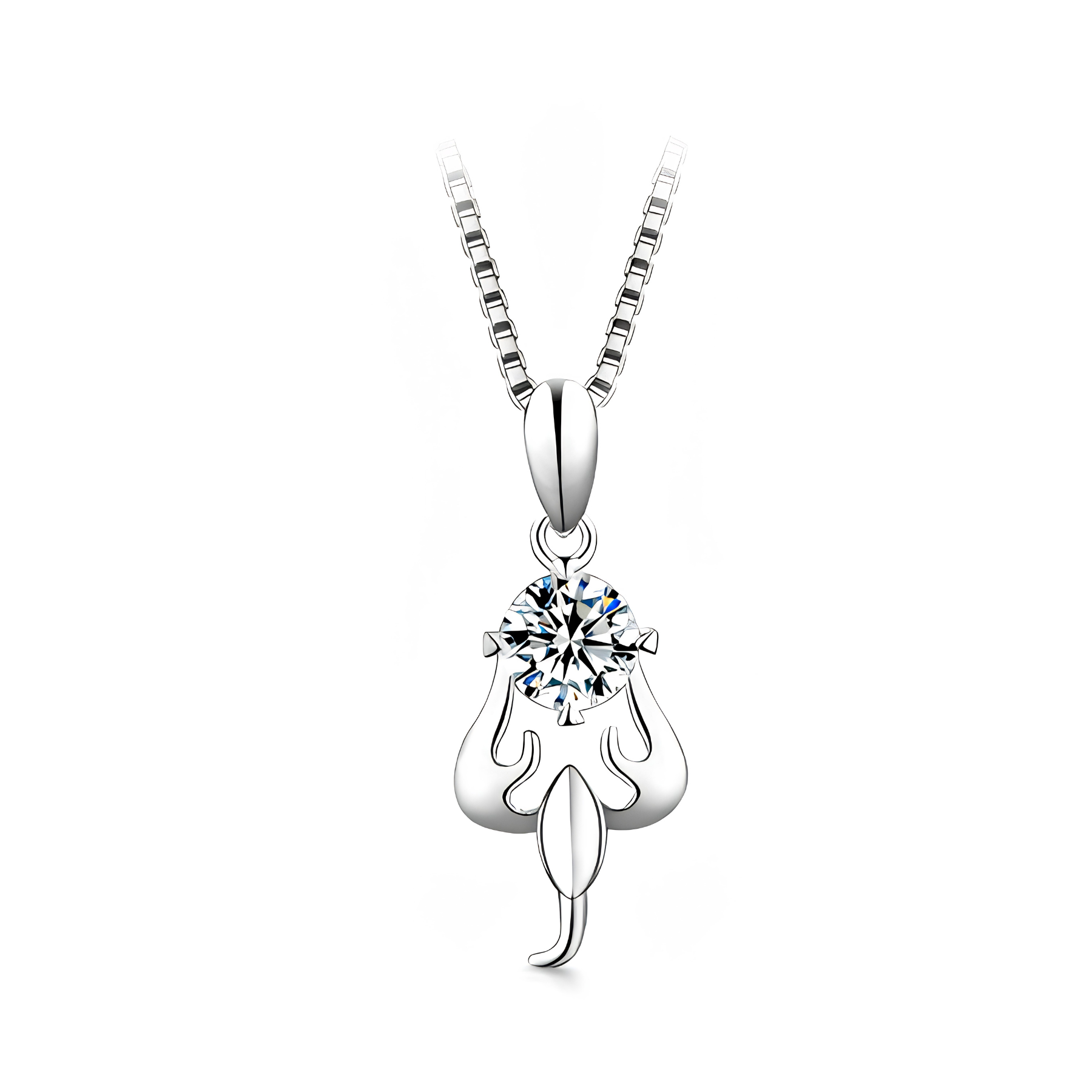 Zodiac Moissanite Pendant Necklace – 1 CARAT | 925 Sterling Silver
