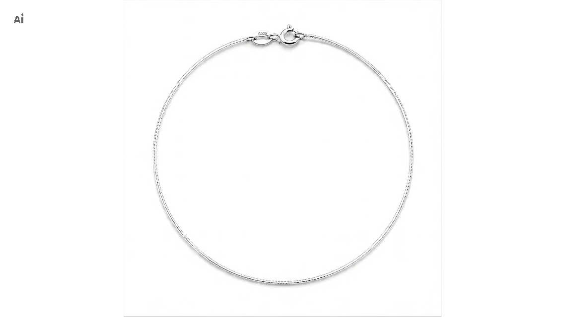 Snake Chain Necklace – 925 Sterling Silver