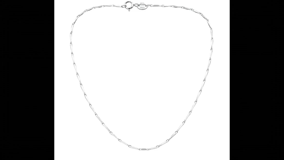 Twisted Chain Necklace – 925 Sterling Silver