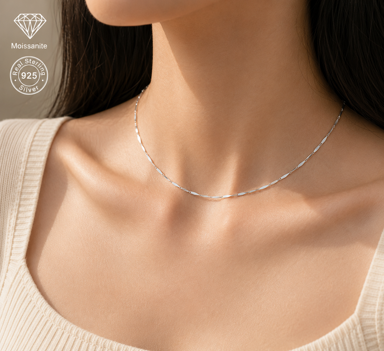 Twisted Chain Necklace | 925 Sterling Silver