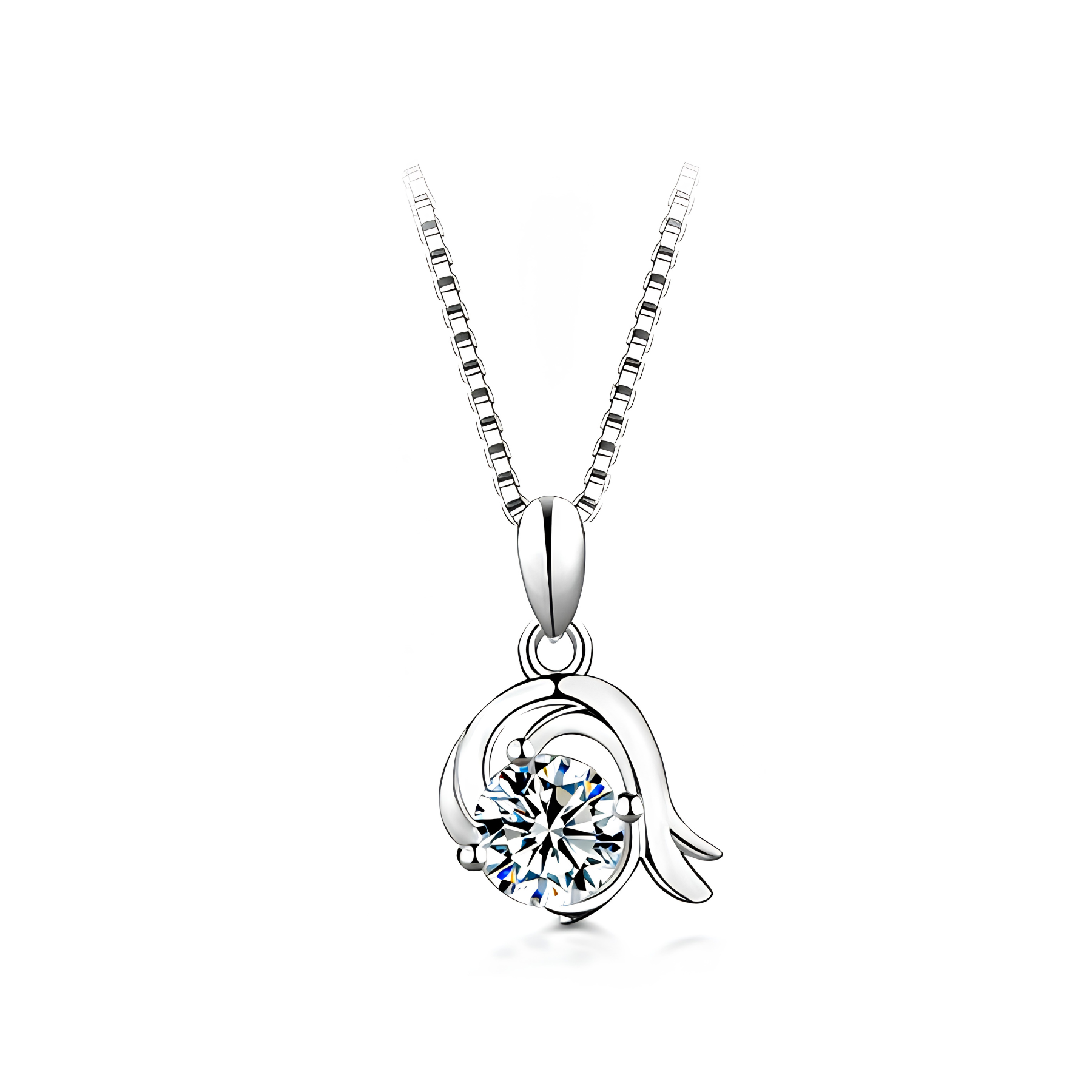 Zodiac Moissanite Pendant Necklace – 1 CARAT | 925 Sterling Silver