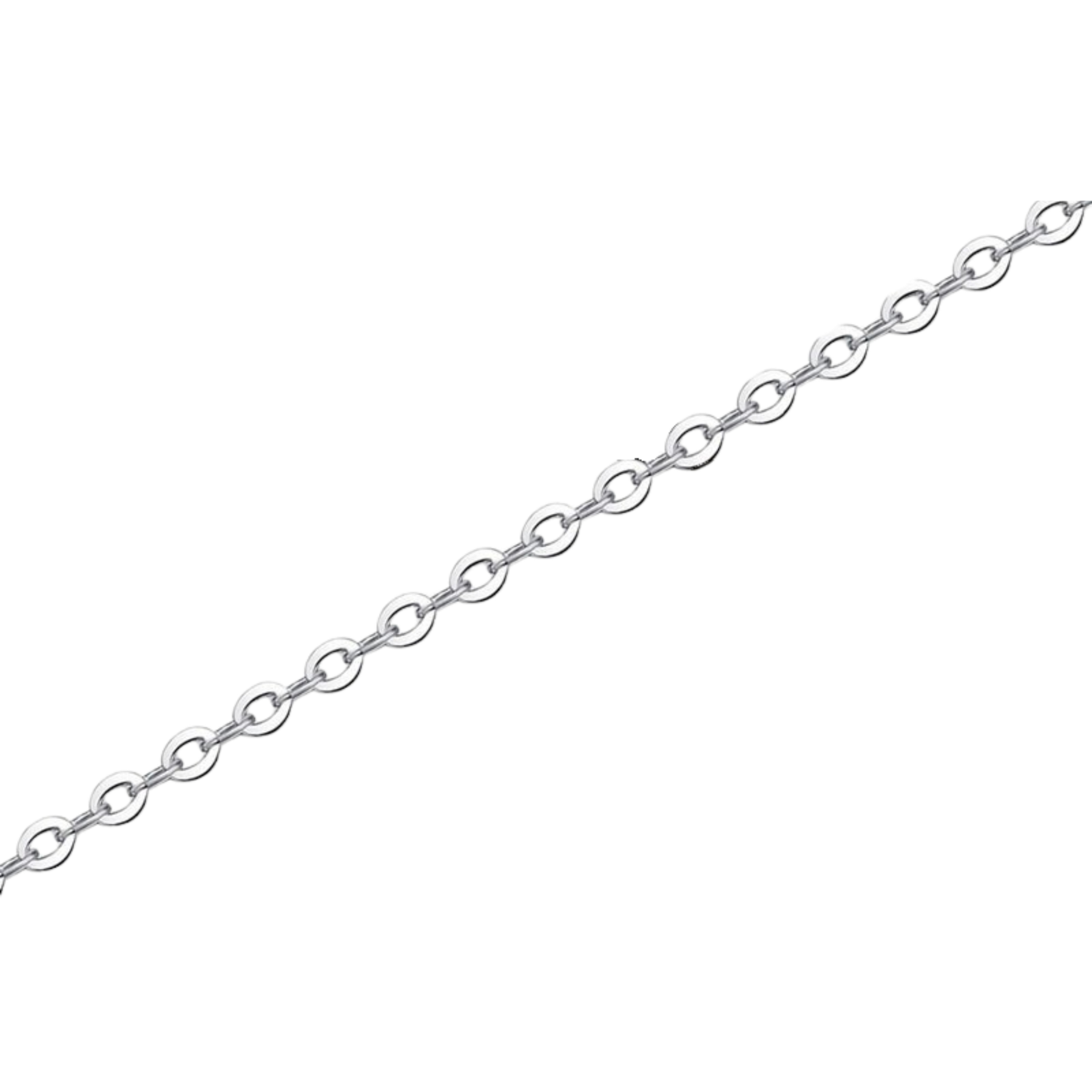 Cable Chain Necklace – 925 Sterling Silver