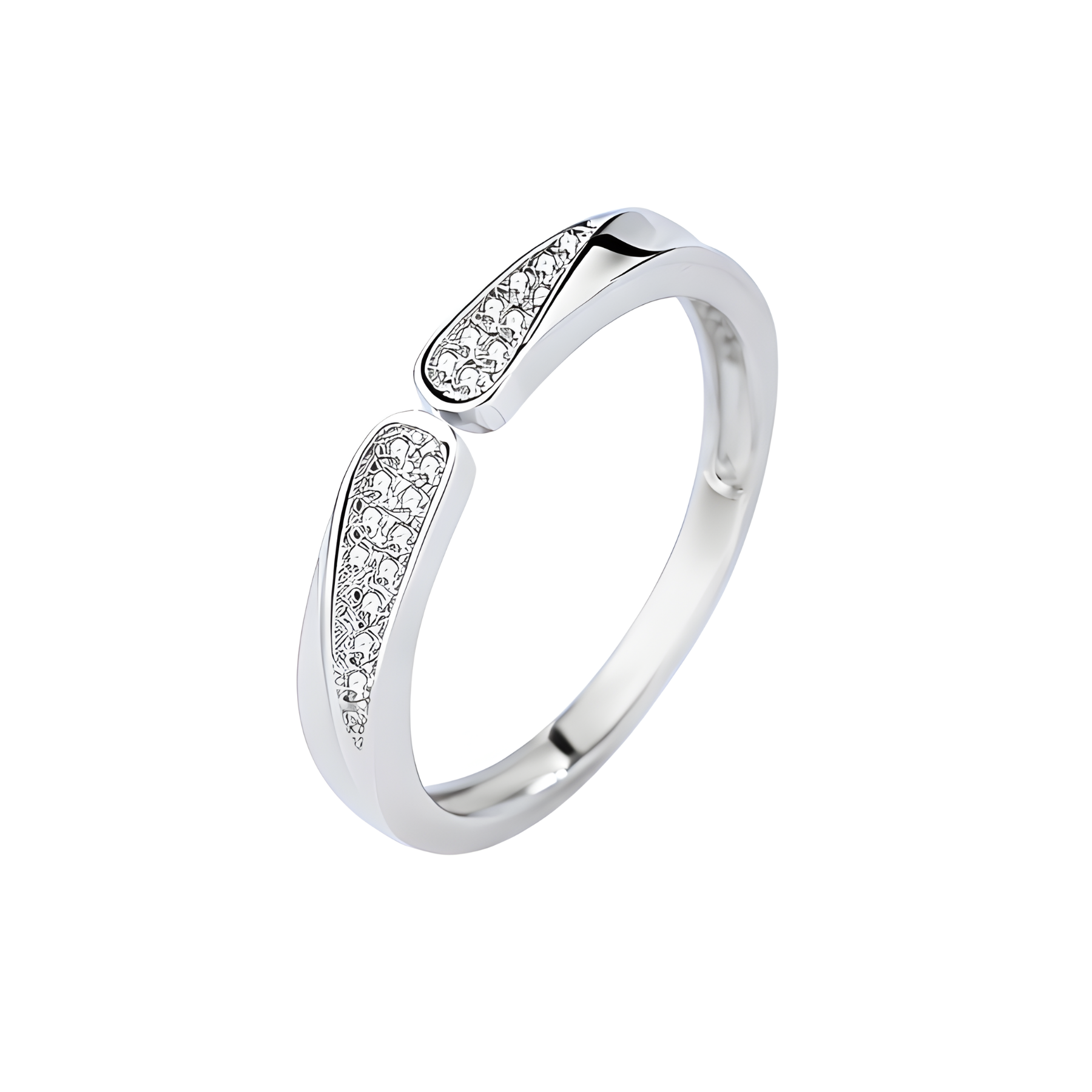 Mobius Loop Adjustable Ring – 925 Sterling Silver